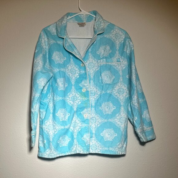 BedHead Pajamas Women's Blue Medallion Print Sleepwear Set – Size Medium - Picture 1 of 4
